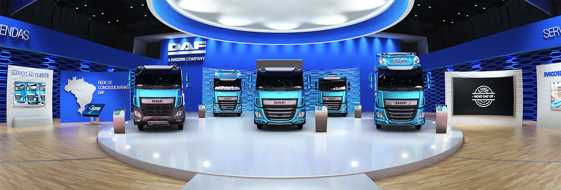 Showroom virtual novo DAF CF