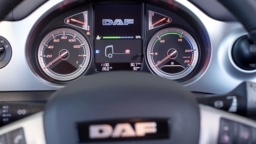 Volante e painel do Novo DAF CF